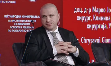 Д-р Јовиќ: Србија прими 30 пациенти по пожарот во Кочани, 17 беа лекувани во Клиниката за пластична хирургија и за наша среќа сите преживеаја