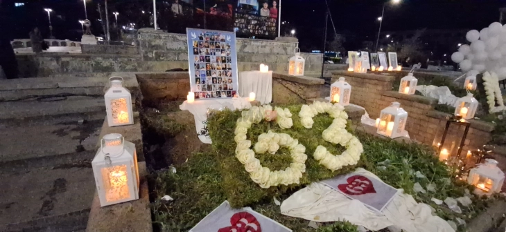 Штип им оддаде почит на загинатите во „Пулс“, се постави и камен темелник за изградба на спомен обележје