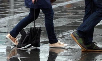 Weather: Cloudy with intermittent rain; high 15°C