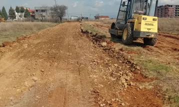 Во Виница градежни работи на делови од улиците „Пере Тошев“ и „Вера Ацева“