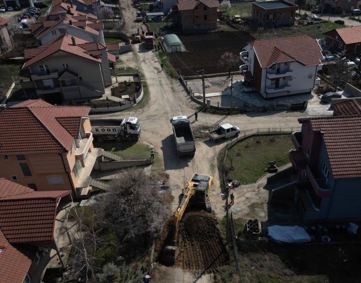 Почна изградба на повеќе улици во Куманово