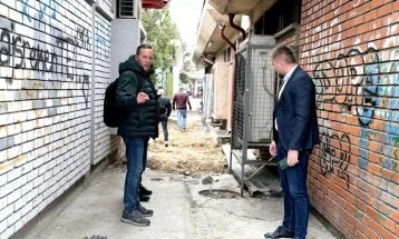 Општина Аеродром почна со реконструкција и уредување на просторот во Трговскиот центар во Лисиче