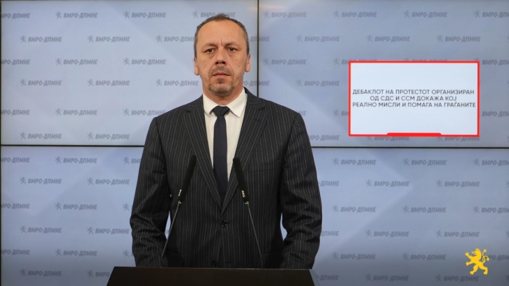 Петрушевски: Дебаклот на протестот организиран од СДС и ССМ докажа кој реално мисли и помага на граѓаните