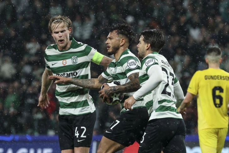 Спортинг прв четвртфиналист во Лигата на шампионите