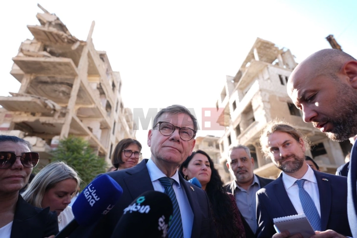 Германија ја повика ЕУ да направи повеќе за да го поттикне економското закрепнување на Сирија