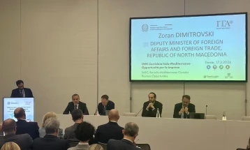 Dimitrovski at IMEC forum in Trieste: Energy investments and connectivity in focus