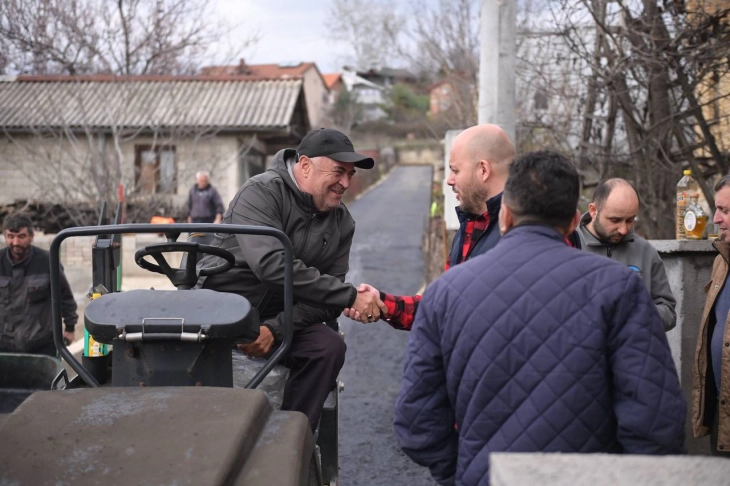 Реконструкција и асфалтирање на четири улици во населеното место Бел Камен