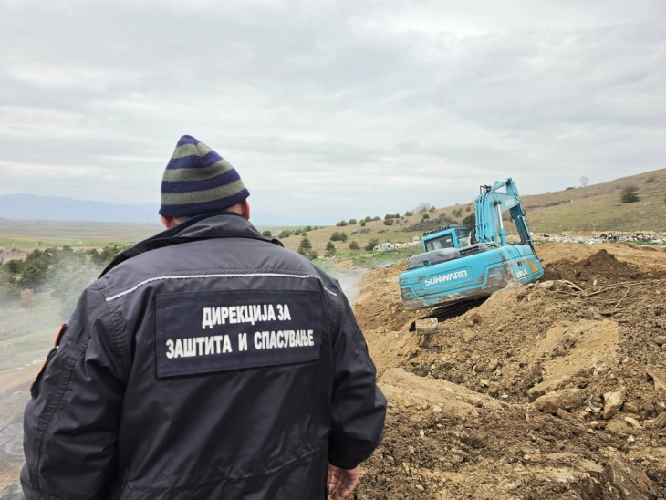 По три дена пожарот на прилепската градска депонија кај Алинци целосно е изгаснат