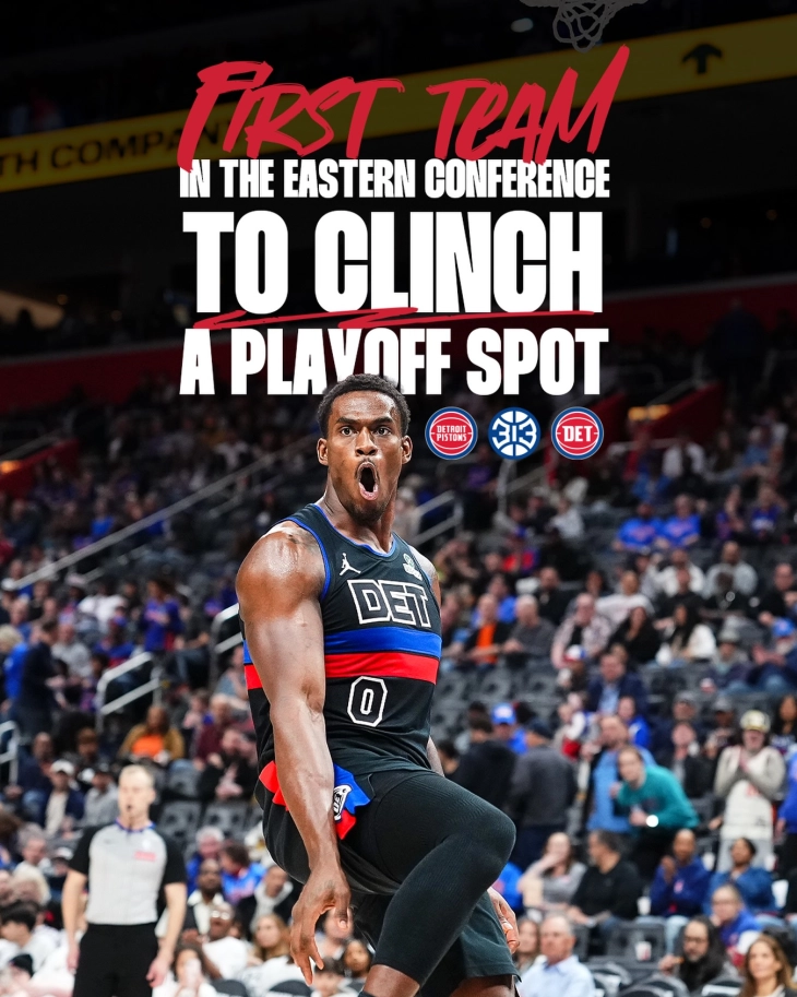 НБА: Детроит прв тим од Истокот во плејофот