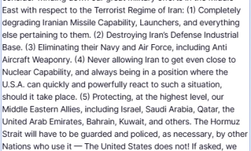 Trump says US is considering 'winding down' Middle East operation