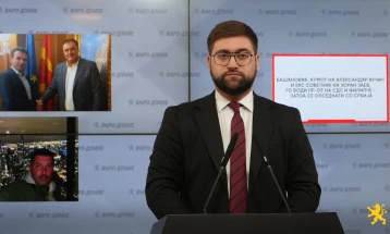 Манасиевски: Башановиќ, кумот на Вучич и екс советник на Заев, го води ПР-от на СДС и Филипче - затоа се опседнати со Србија