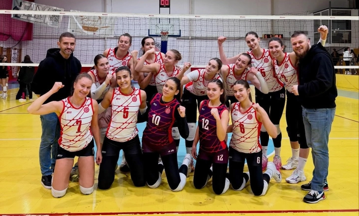 Комплетиран регуларниот дел од сезоната во Првата женска одбојкарска лига