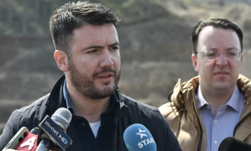 Николоски на увид во изградба на брана на Отиња (во живо)