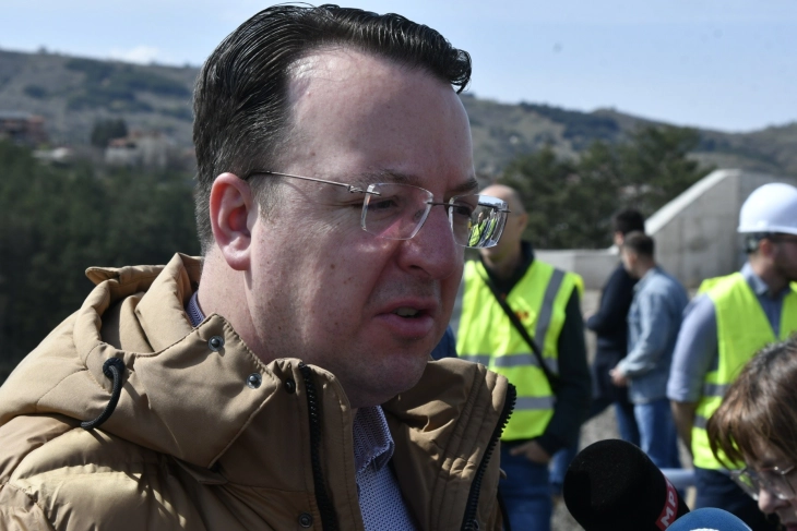 Nikoloski: Otinja dam construction 70 percent complete, country's east gets first recreational reservoir