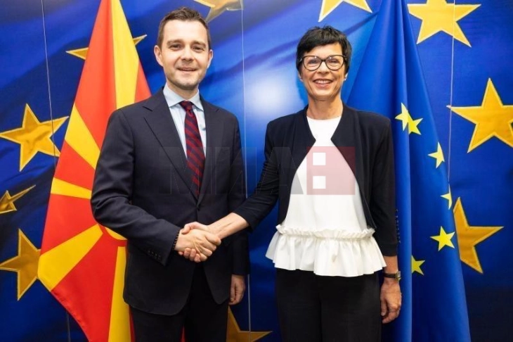 Mucunski në Bruksel në takime me eurokomisaren për Zgjerim, Marta Kos dhe me përfaqësues të tjerë të KE-së dhe PE-së 