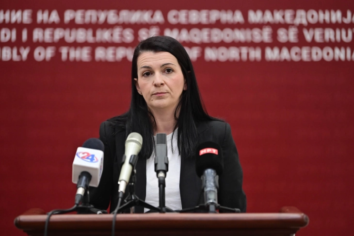 Костадиновска Стојчевска: СДСМ бара надзорна расправа за Законот за македонски јазик