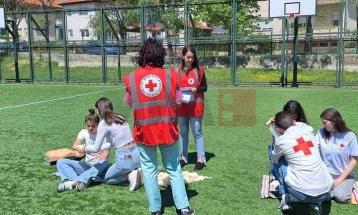 Црвениот крст организира настан за промоција на првата помош и значењето на навремената реакција при итни ситуации