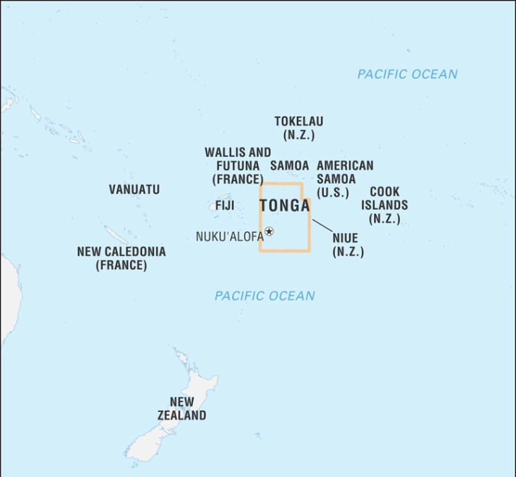 Земјотрес со магнитуда од 7,6 степени регистриран во Тихиот Океан во регионот на Тонга
