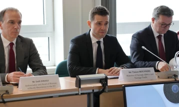 FM Mucunski, Agriculture Minister Tripunovski meet DG AGRI head Werner