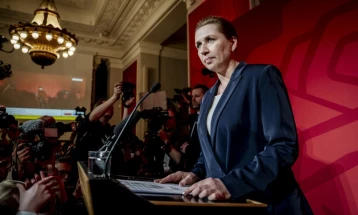 Denmark's Frederiksen wins vote but falls short of majority