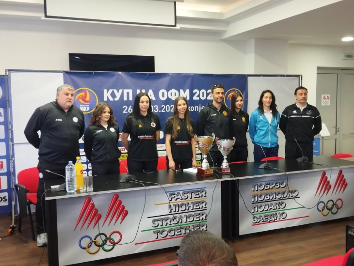 Екипите учеснички во женскиот одбојкарски Ф4 турнир најавија максимална борбеност за вредниот трофеј