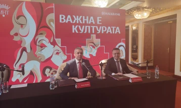 Халкбанка АД Скопје главен годишен партнер на Македонскиот народен театар