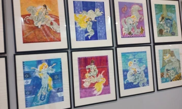 Во Велес отворена изложба со илустрации од Димитар Кондовски инспирирани од македонски бајки