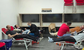 Мартовска крводарителска акција во Кочани – собрани 46 крвни единици