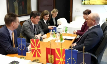 Амбасадорот на ЕУ Михалис Рокас во работна посета на Куманово