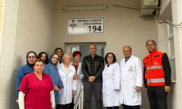 Ставени во функција целосно реконструираните простории на службата за брза помош во дебарската болница