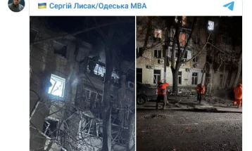 Руски напад врз Одеса: Евакуирано породилиште, едно лице убиени, десетмина повредени