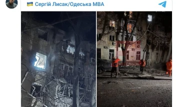 Sulm rus në Odesa: Evakuohet materniteti, një person i vrarë, dhjetë të plagosur