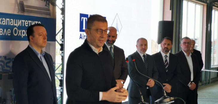 Mickoski: Airport reconstruction a ‘historic moment’ for Ohrid, expect double digit growth in passengers at both airports