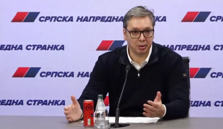 Српскиот претседател објави победа на СНС на вчерашните избори  во сите 10 локални самоуправи