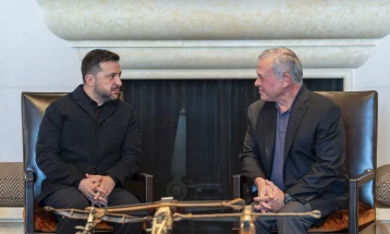 Зеленски и јорданскиот крал Абдула Втори разговарале за безбедносна соработка