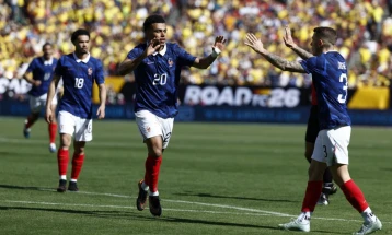 Франција поуспешна од Колумбија во пријателски натпревар