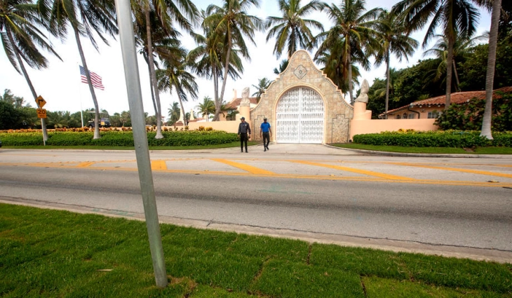 Civilian plane intercepted near Trump's Florida estate