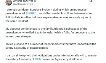 UN peacekeeper killed, another wounded in blast in south Lebanon