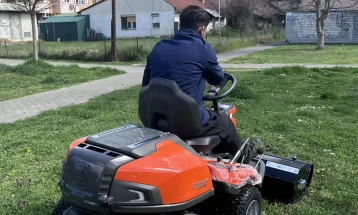 Општина Ѓорче Петров набави ново мултифункционално возило со мулчер, кое веќе е на терен 