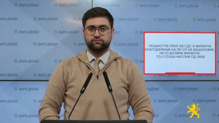 Манасиевски: Лошиот рејтинг на СДС и Филипче благодарение на ПР-от на Башановиќ не го допира Филипче, тој слуша насоки од Заев