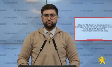 Манасиевски: Лошиот рејтинг на СДС и Филипче благодарение на ПР-от на Башановиќ, не го допира Филипче, тој слуша насоки од Заев