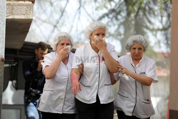 Показна вежба „Пожар 2026“ во Специјализираната болница за геријатриска и палијативна медицина „13 Ноември