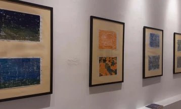 Изложба на 50 графики во техника монотипија изработени од деца со попреченост по повод Меѓународниот ден на лица со аутистичен спектар на нарушување