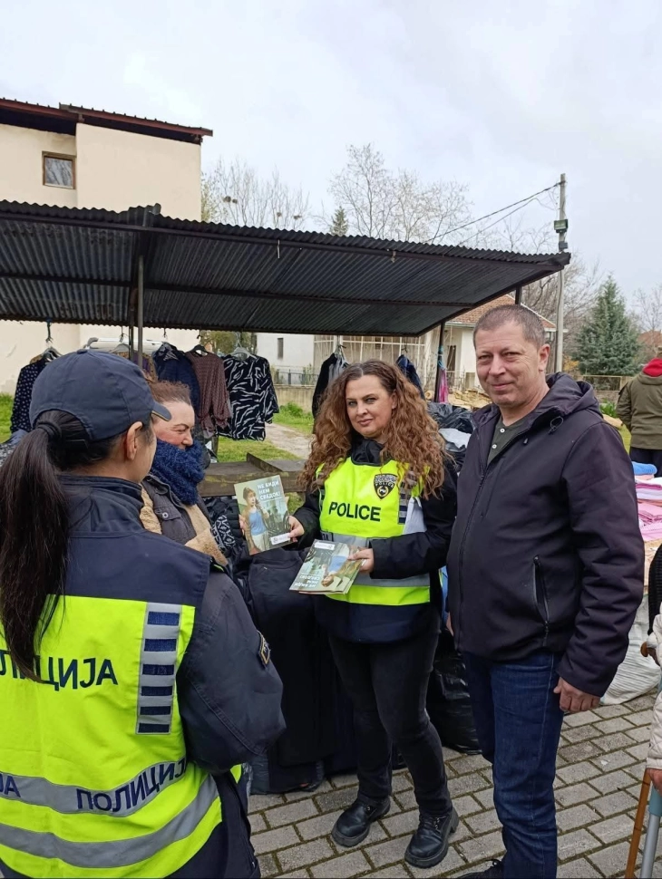 Превентивна акција на ОВР Кочани во Општината Чешиново - Облешево: „Не биди нем сведок - пријави насилство“