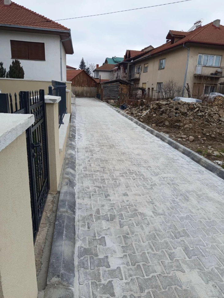 Изградена нова пристапна улица „Мирче Ацев“ во центарот на Берово