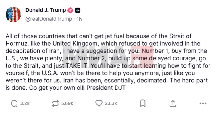 Trampi u bën thirrje vendeve që nuk ndihmuan në sulmet ndaj Iranit ta 