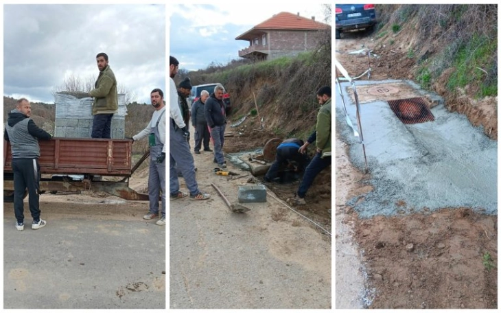 Саниран проблемот со пропустот на патот Делчево - с.Габрово