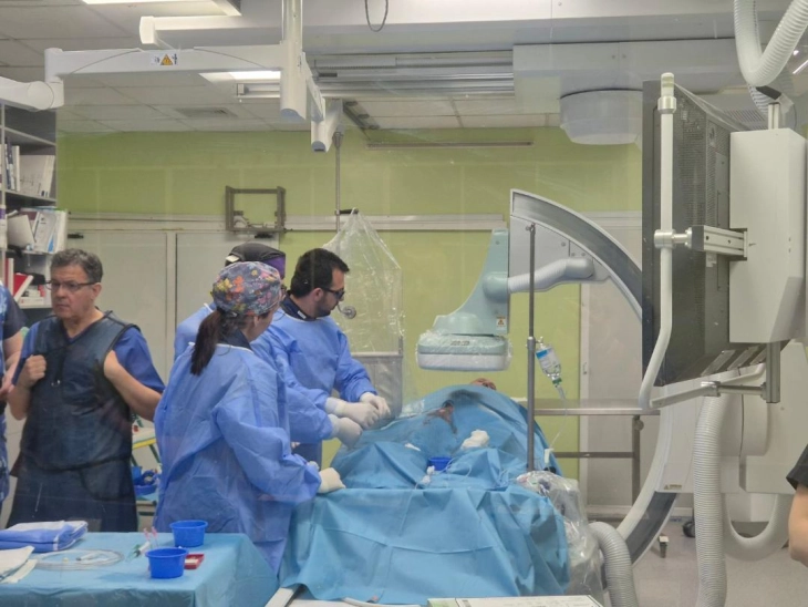 Кардиолошкиот завод во Охрид за првпат во земјата ја воведе методата „механичка ротациона арктертомија“