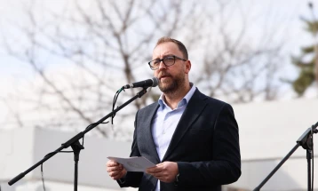 Министерот Љутков во посета на манастирскиот комплекс во Лешок