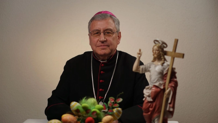 Велигденска порака на скопскиот бискуп и струмичко-скопски епарх, монсињор д-р Киро Стојанов